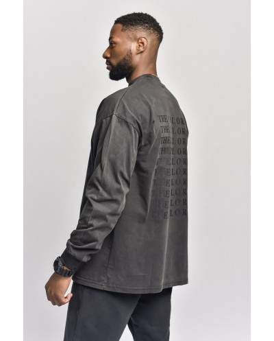 T-shirt Manche longue Gris Anthracite