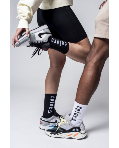 chaussette colors blanche