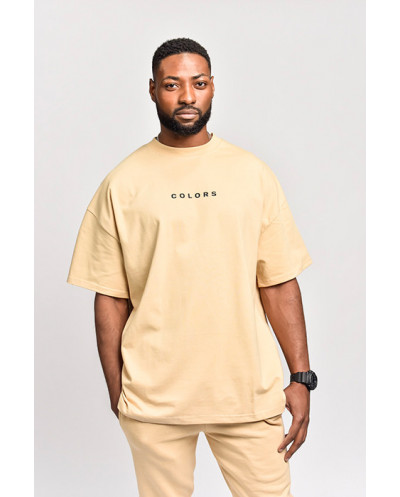 T shirt ras du cou 
Ras du cou 
Coupe ample et décontractée