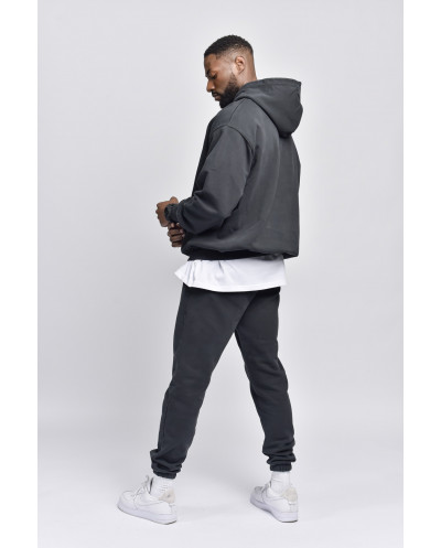 Hoodie Classique Gris Anthracite