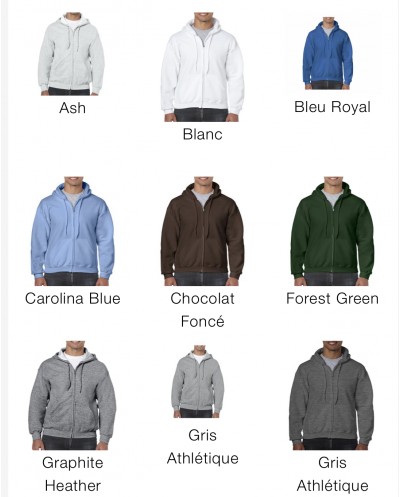 Veste Zip Personnalisé