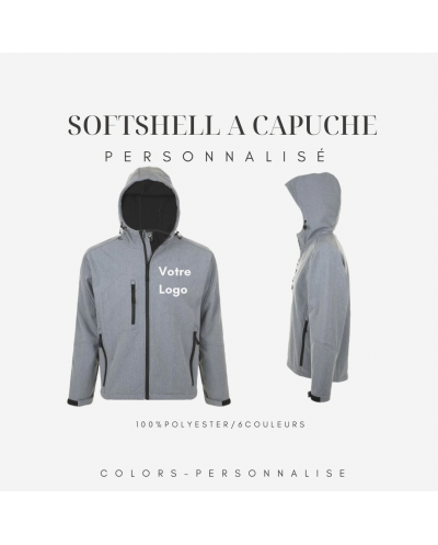 Softshell à Capuche